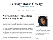 Tablet Screenshot of carriagehousechicago.com